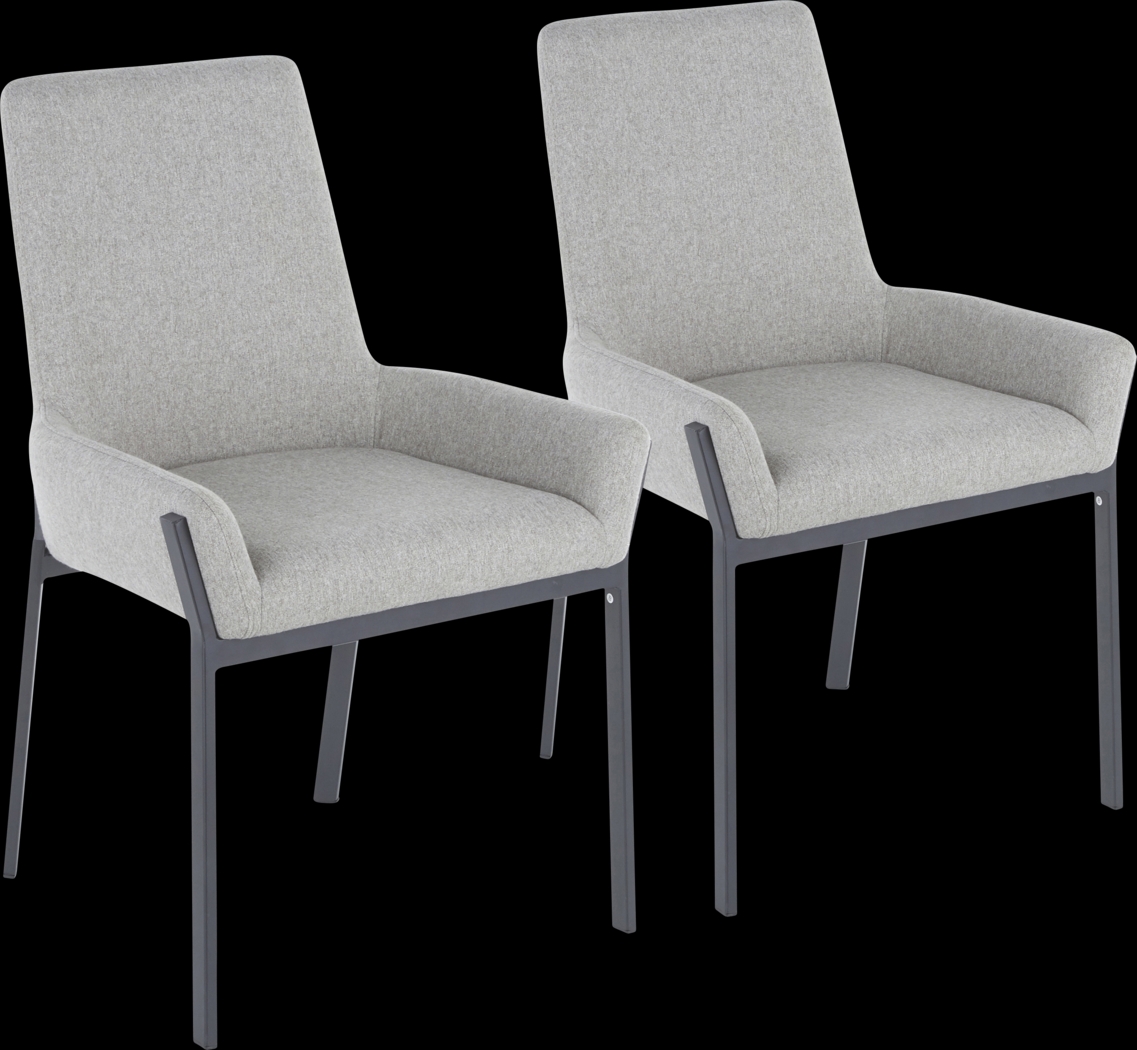 Pentland Gray Side Chair, Set of 2 - Thumbnail - Image 1