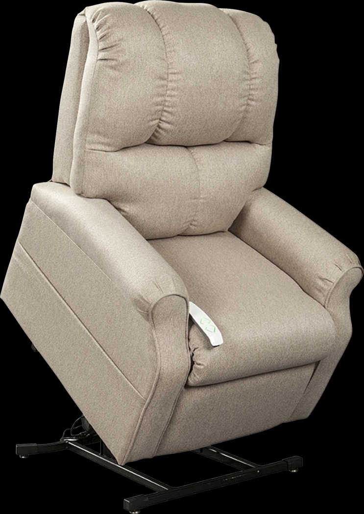 Pentonshire Beige Lift Chair Dual Power Recliner - Thumbnail - Image 2