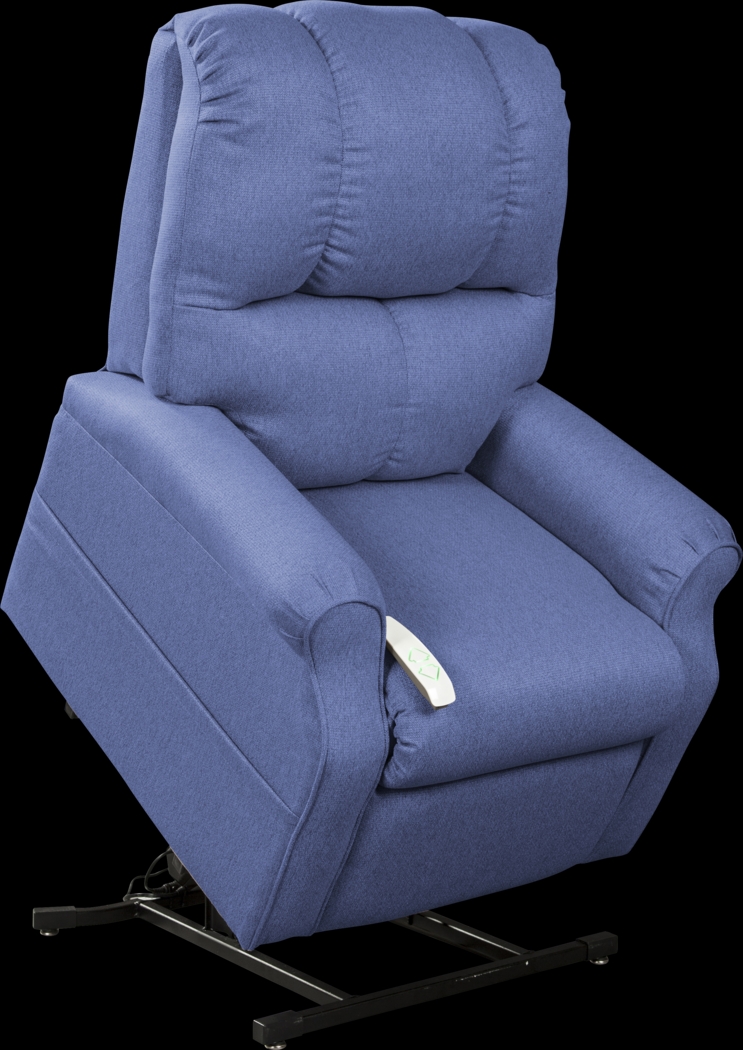 Pentonshire Blue Lift Chair Power Recliner - Thumbnail - Image 2