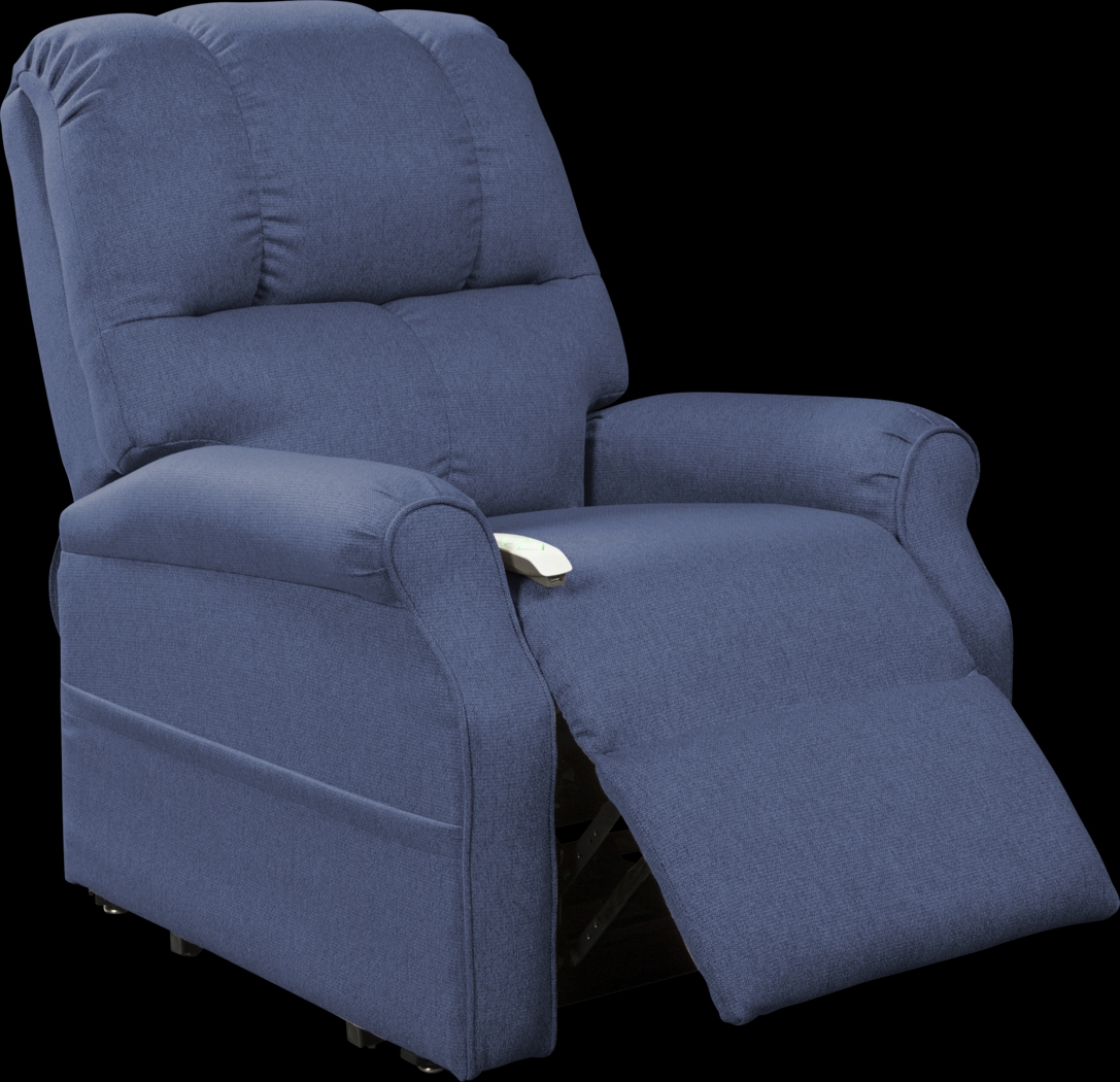 Pentonshire Blue Lift Chair Power Recliner - Thumbnail - Image 4