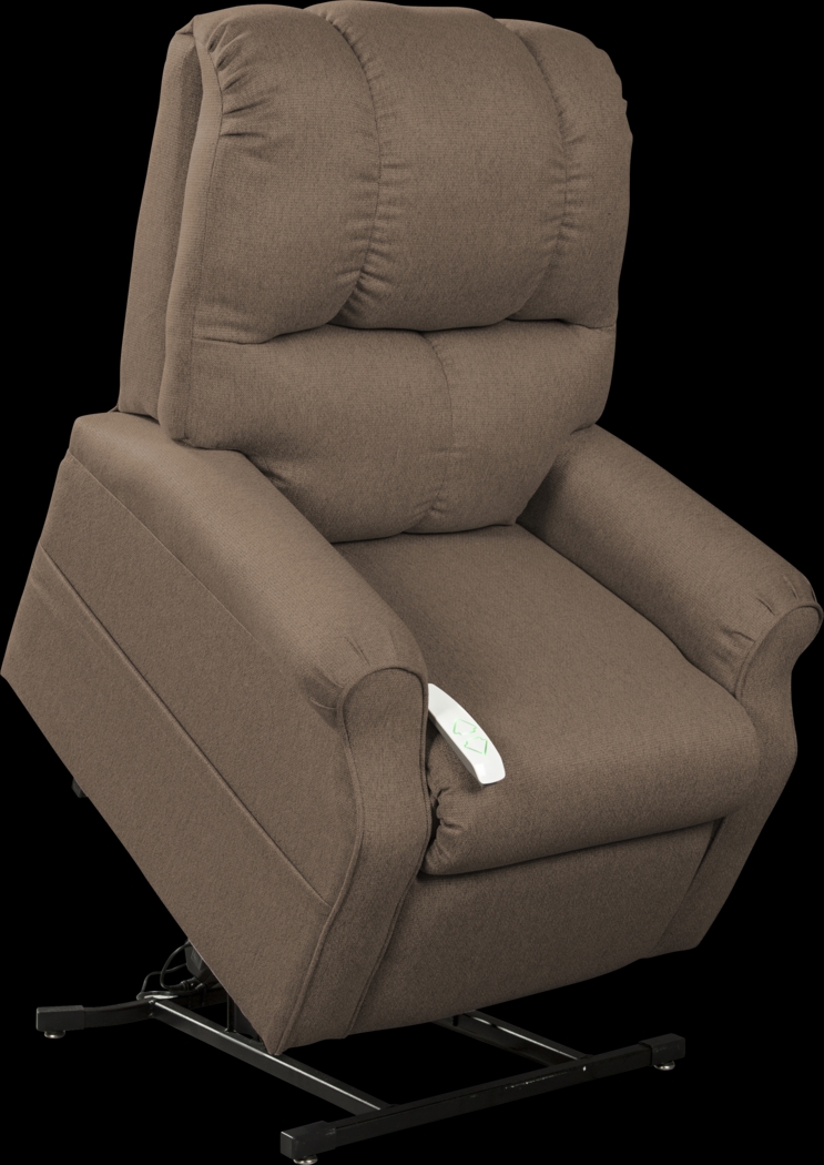 Pentonshire Brown Lift Chair Power Recliner - Thumbnail - Image 2