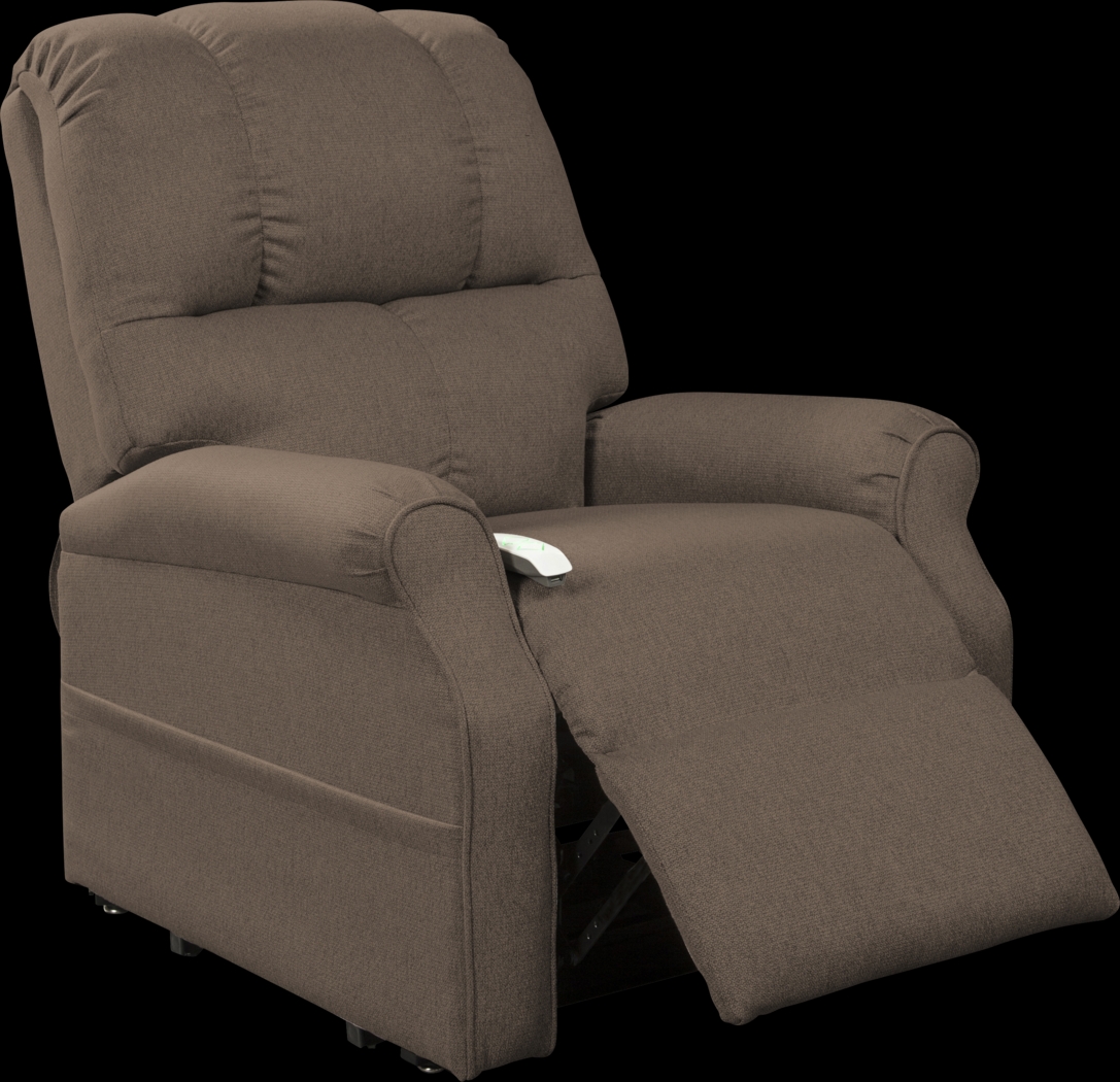 Pentonshire Brown Lift Chair Power Recliner - Thumbnail - Image 4