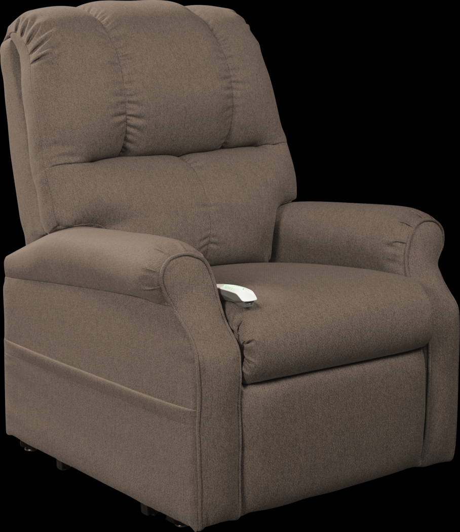 Pentonshire Brown Lift Chair Power Recliner - Thumbnail - Image 1