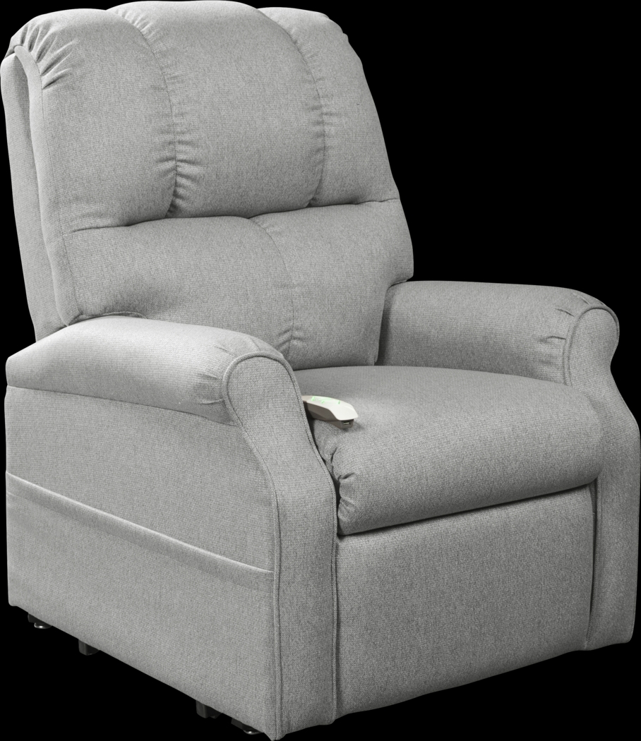 Pentonshire Gray Lift Chair Dual Power Recliner - Thumbnail - Image 1