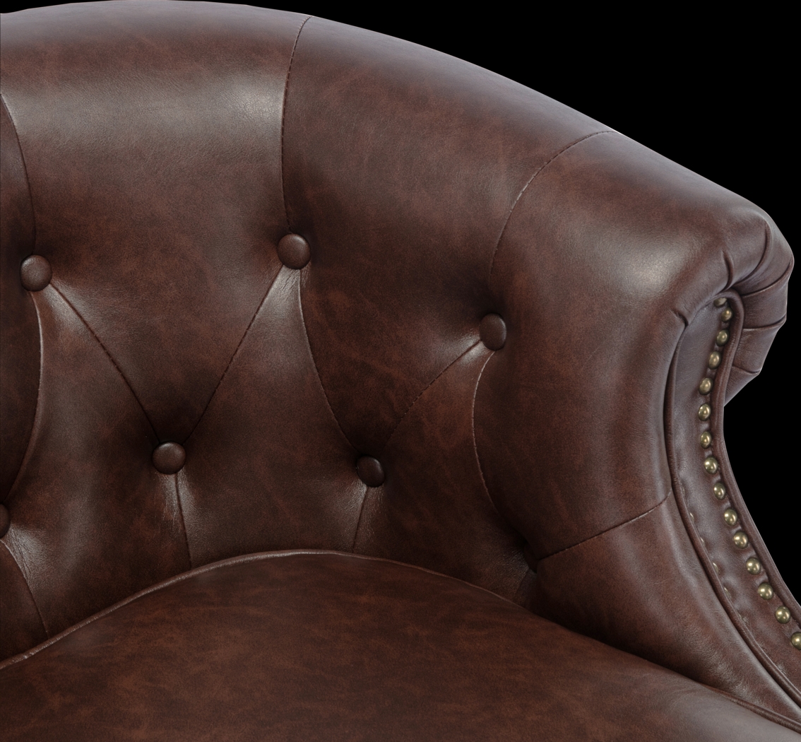 Pentro Brown Accent Chair - Thumbnail - Image 11