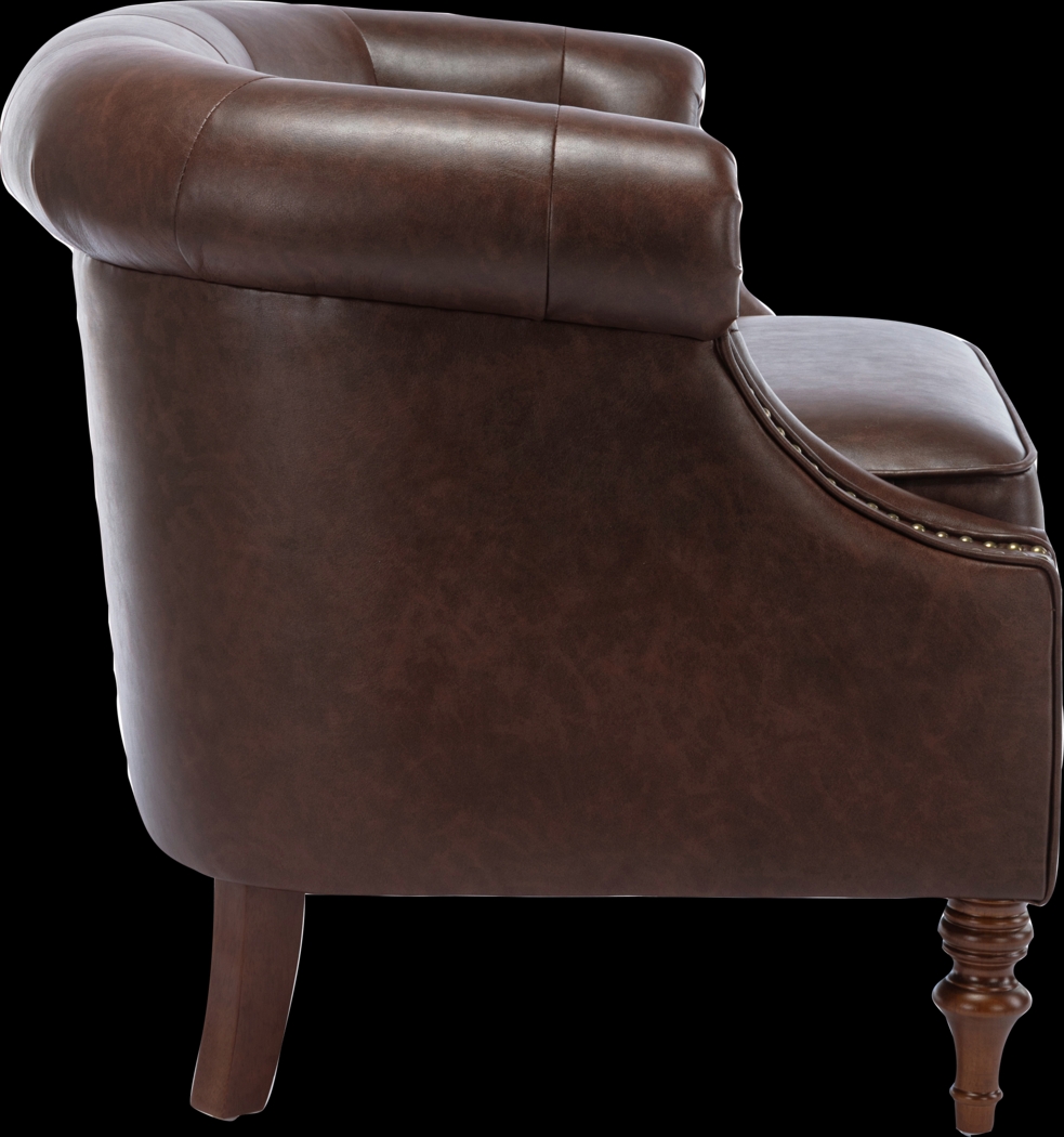 Pentro Brown Accent Chair - Thumbnail - Image 7
