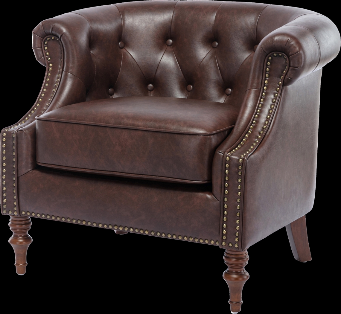 Pentro Brown Accent Chair - Thumbnail - Image 8