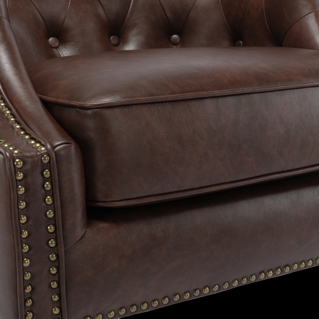 Pentro Brown Accent Chair - Thumbnail - Image 9