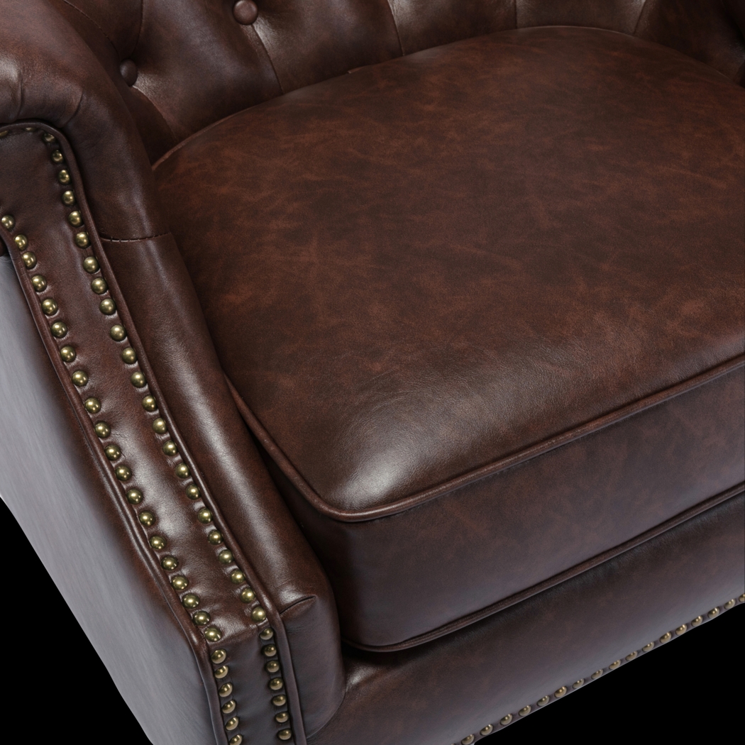 Pentro Brown Accent Chair - Thumbnail - Image 10
