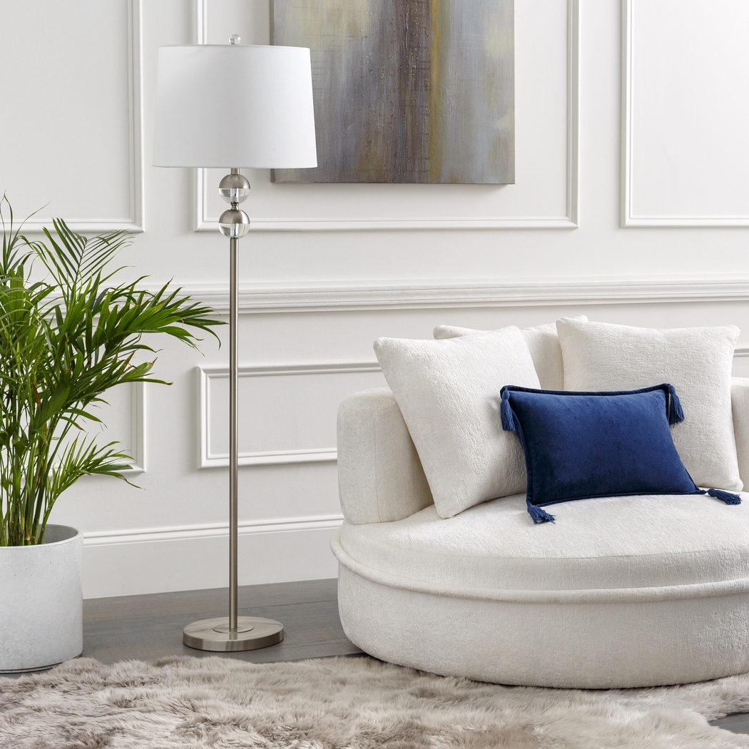 Peony Sea Silver Floor Lamp - Thumbnail - Image 2