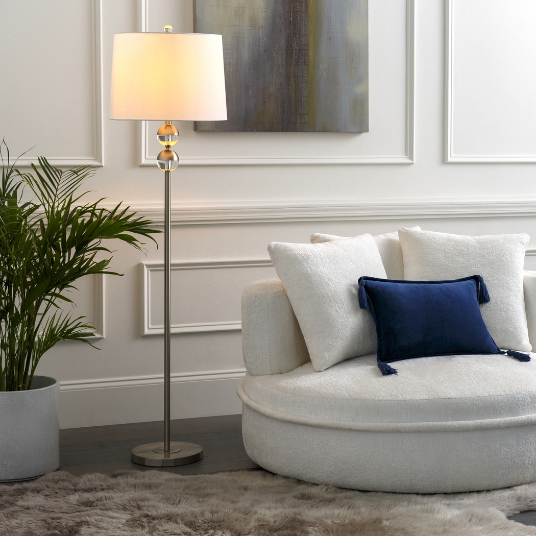 Peony Sea Silver Floor Lamp - Thumbnail - Image 8