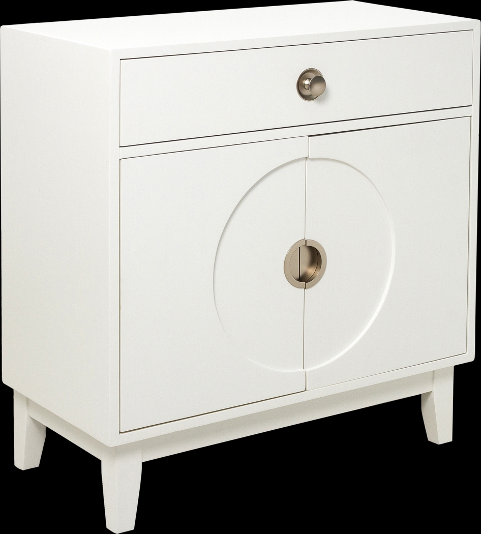Peralto White Accent Cabinet - Thumbnail - Image 1