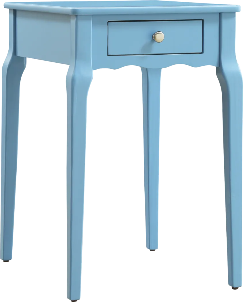 Percel Blue Accent Table - Thumbnail - Image 1