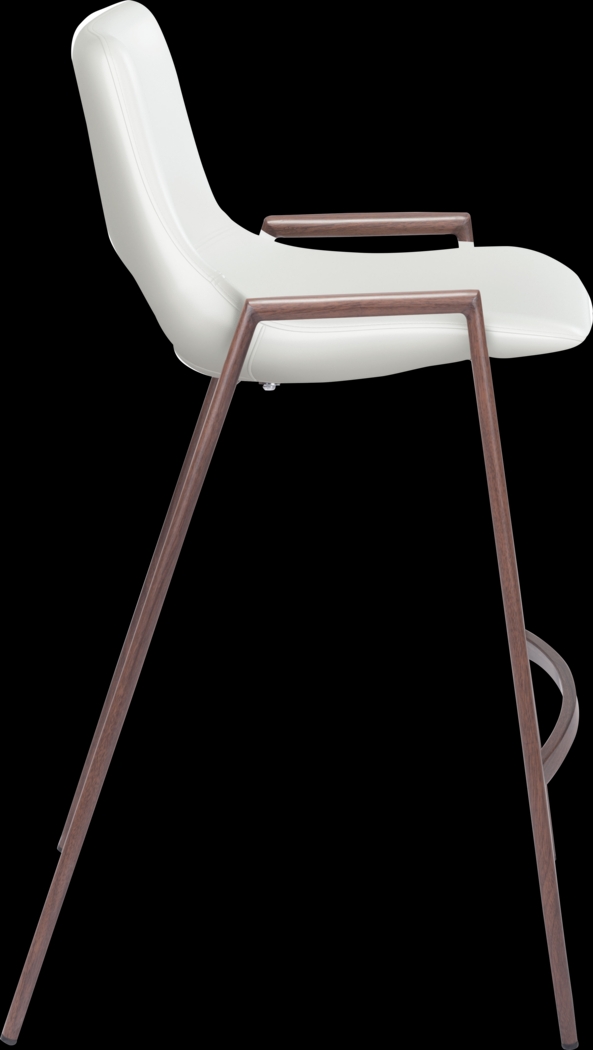 Percheron White Counter Height Stool, Set of 2 - Thumbnail - Image 3