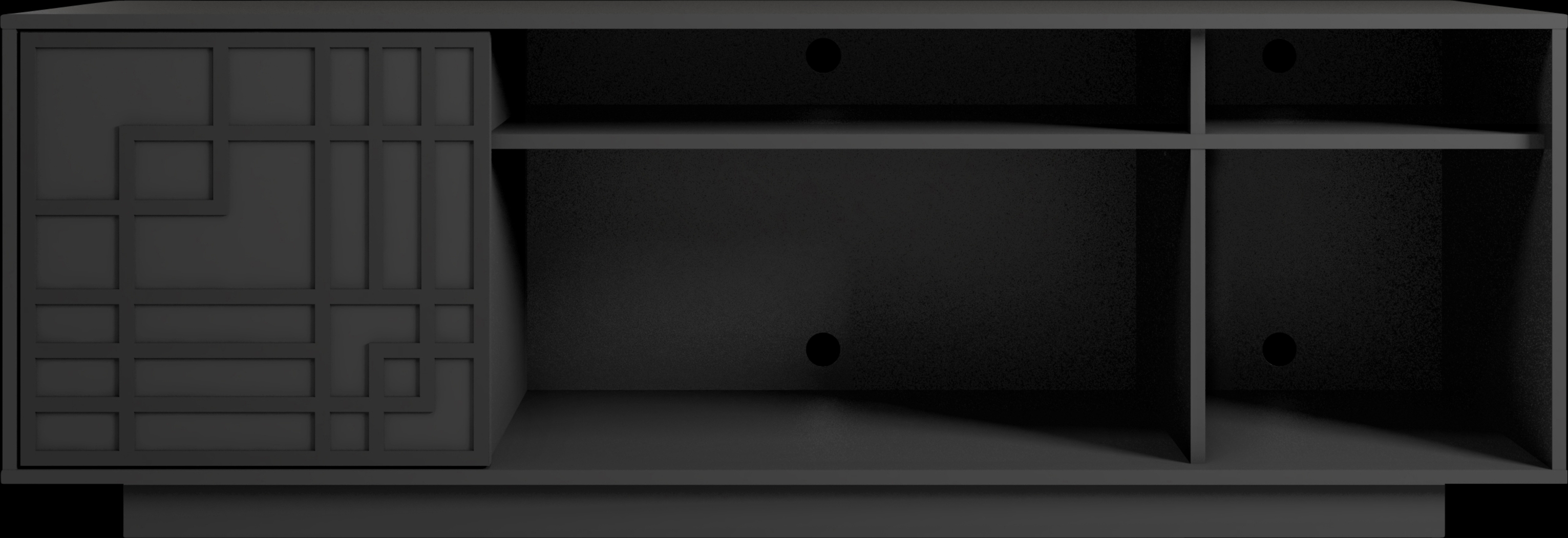 Percita Black 63 In. Console - Thumbnail - Image 3