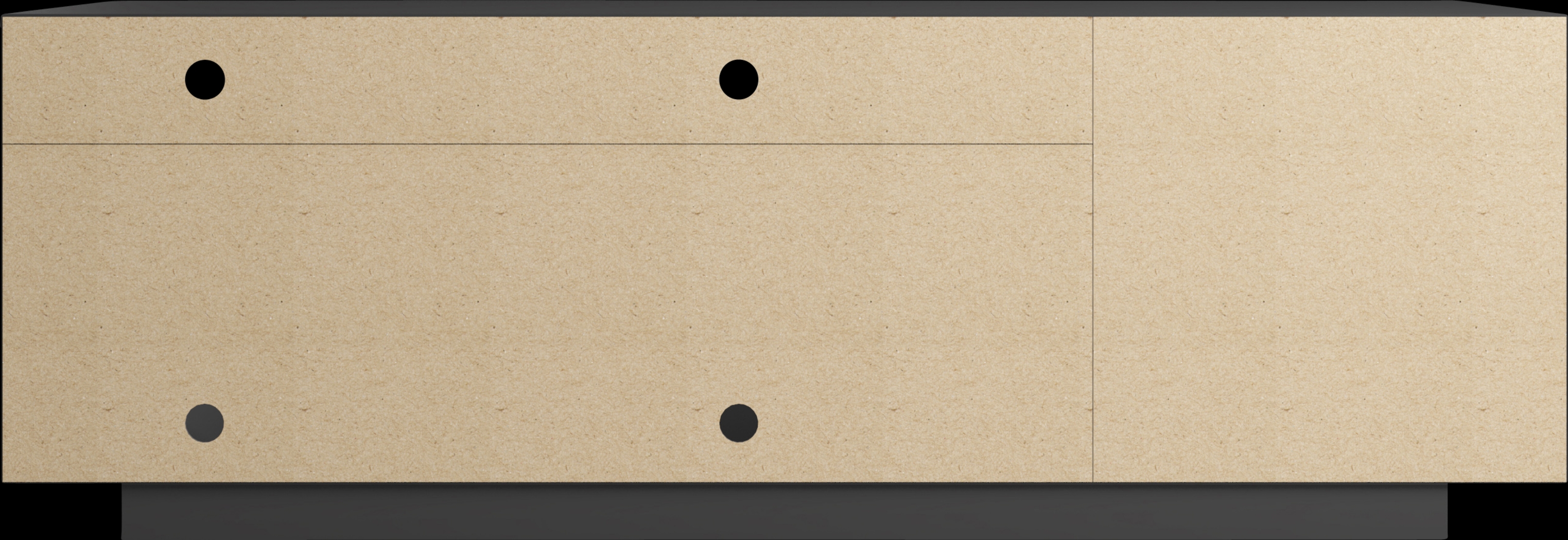 Percita Black 63 In. Console - Thumbnail - Image 6