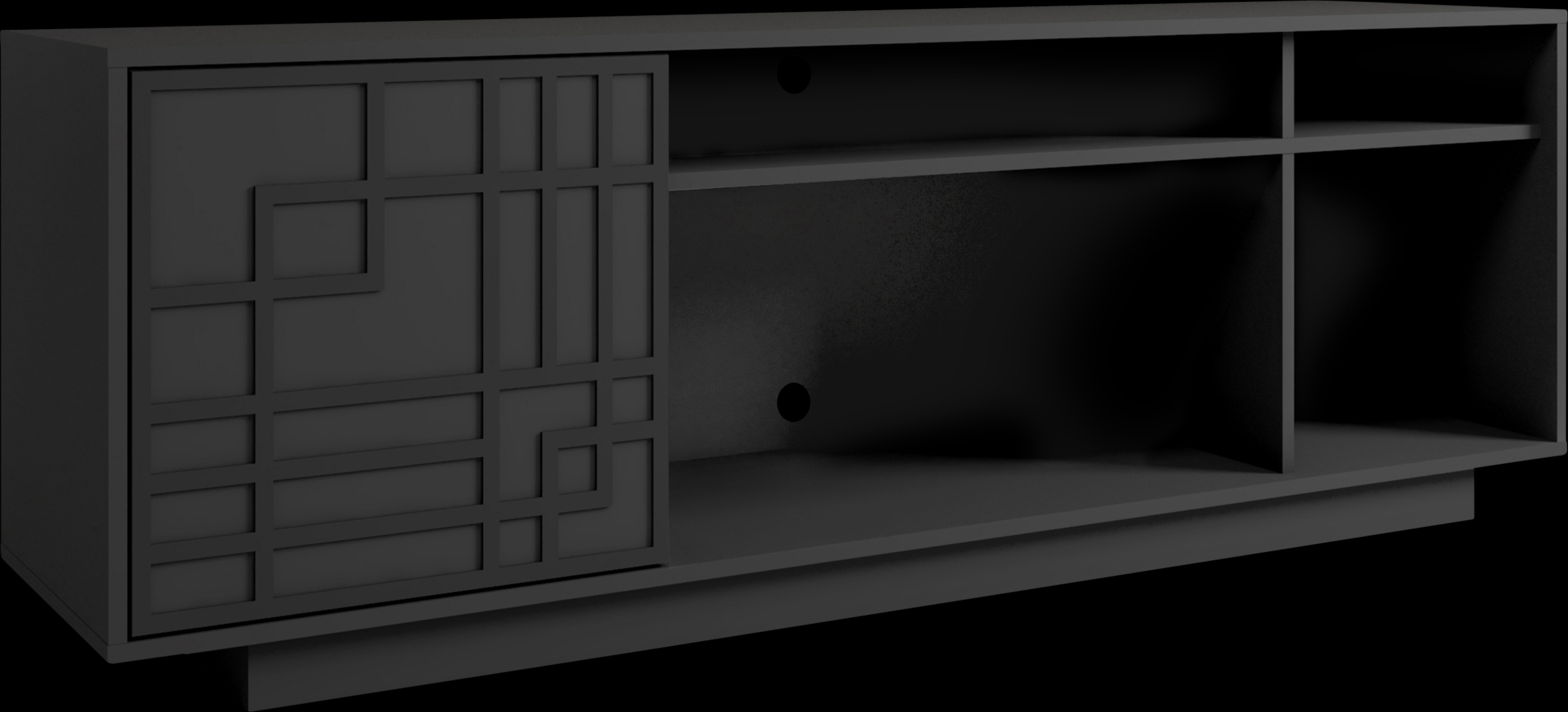 Percita Black 63 In. Console - Thumbnail - Image 1