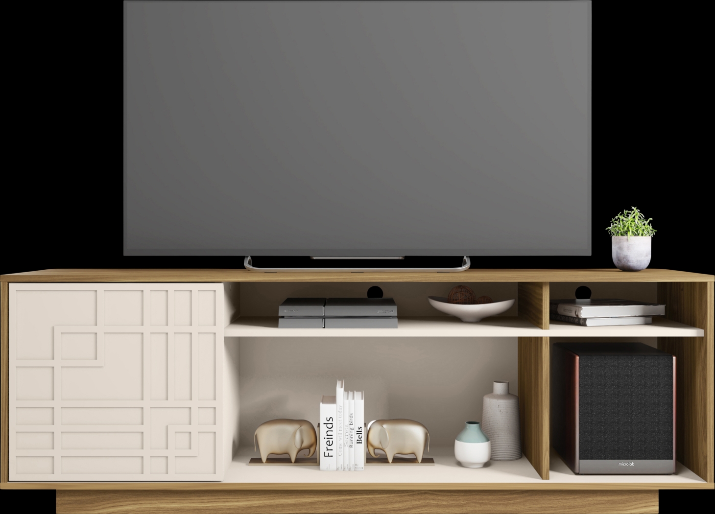 Percita Oak 63 in. Console - Thumbnail - Image 6