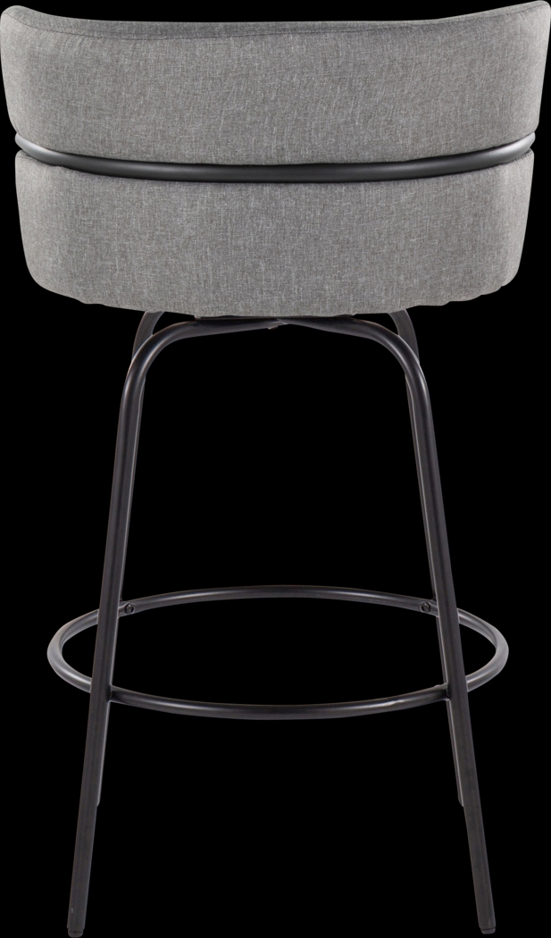 Percivale I Gray Swivel Counter Height Stool, Set of 2 - Thumbnail - Image 9