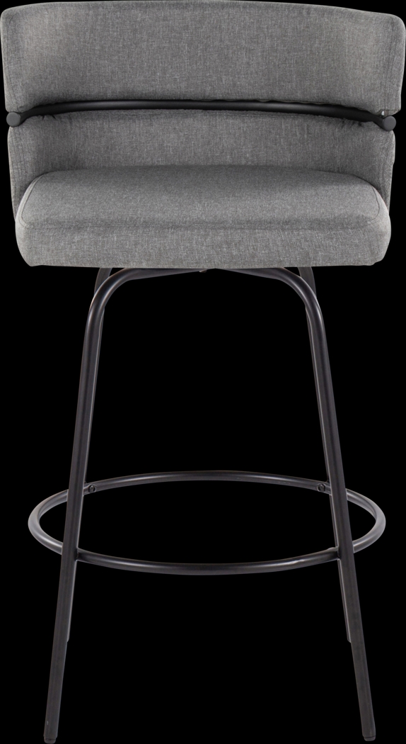 Percivale I Gray Swivel Counter Height Stool, Set of 2 - Thumbnail - Image 10