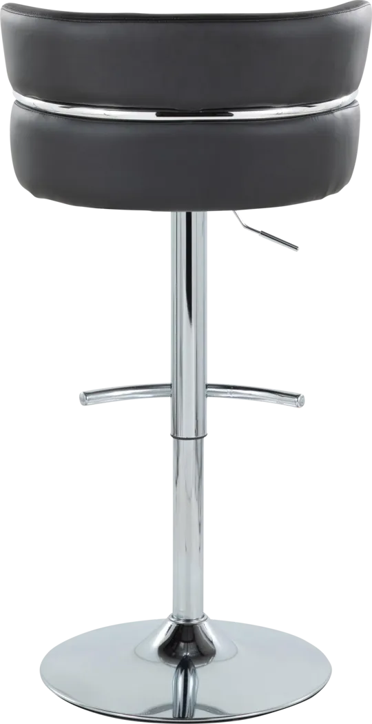 Percivale IV Black Adjustable Barstool, Set of 2 - Thumbnail - Image 7