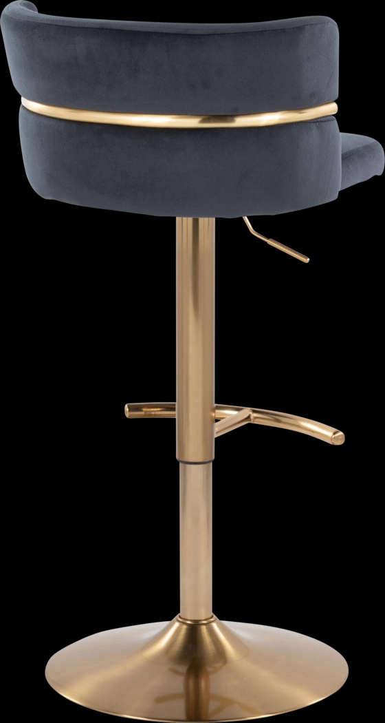 Percivale VI Black Adjustable Barstool, Set of 2 - Thumbnail - Image 7