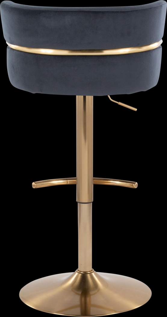 Percivale VI Black Adjustable Barstool, Set of 2 - Thumbnail - Image 8