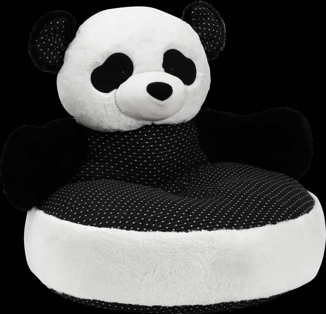 Percy Panda Black Toddler Chair - Thumbnail - Image 1
