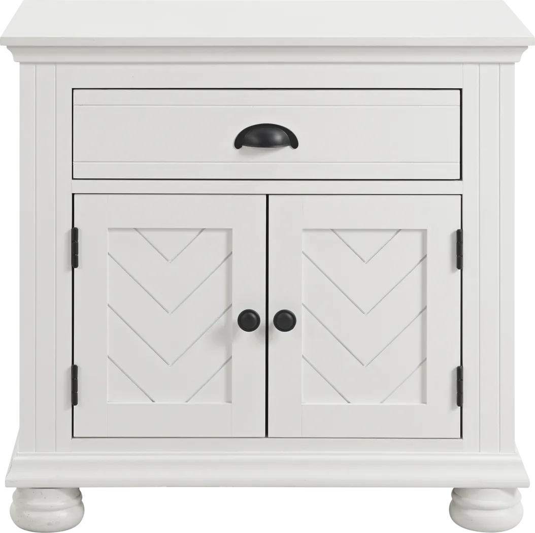 Pere White Nightstand - Thumbnail - Image 4