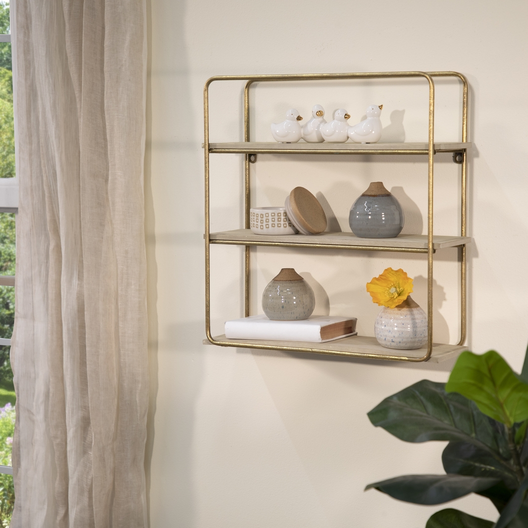 Peregine Gold Wall Shelf - Thumbnail - Image 2