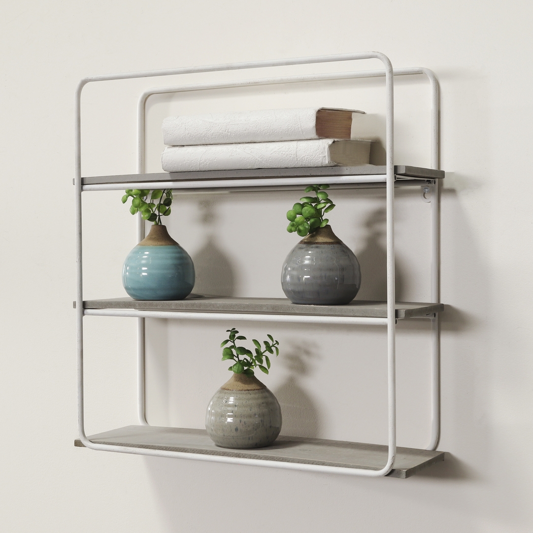 Peregine Gray Wall Shelf - Thumbnail - Image 2