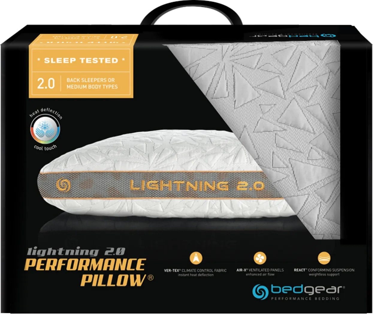 Performance BEDGEAR Lightning 2.0 Pillow - Thumbnail - Image 2