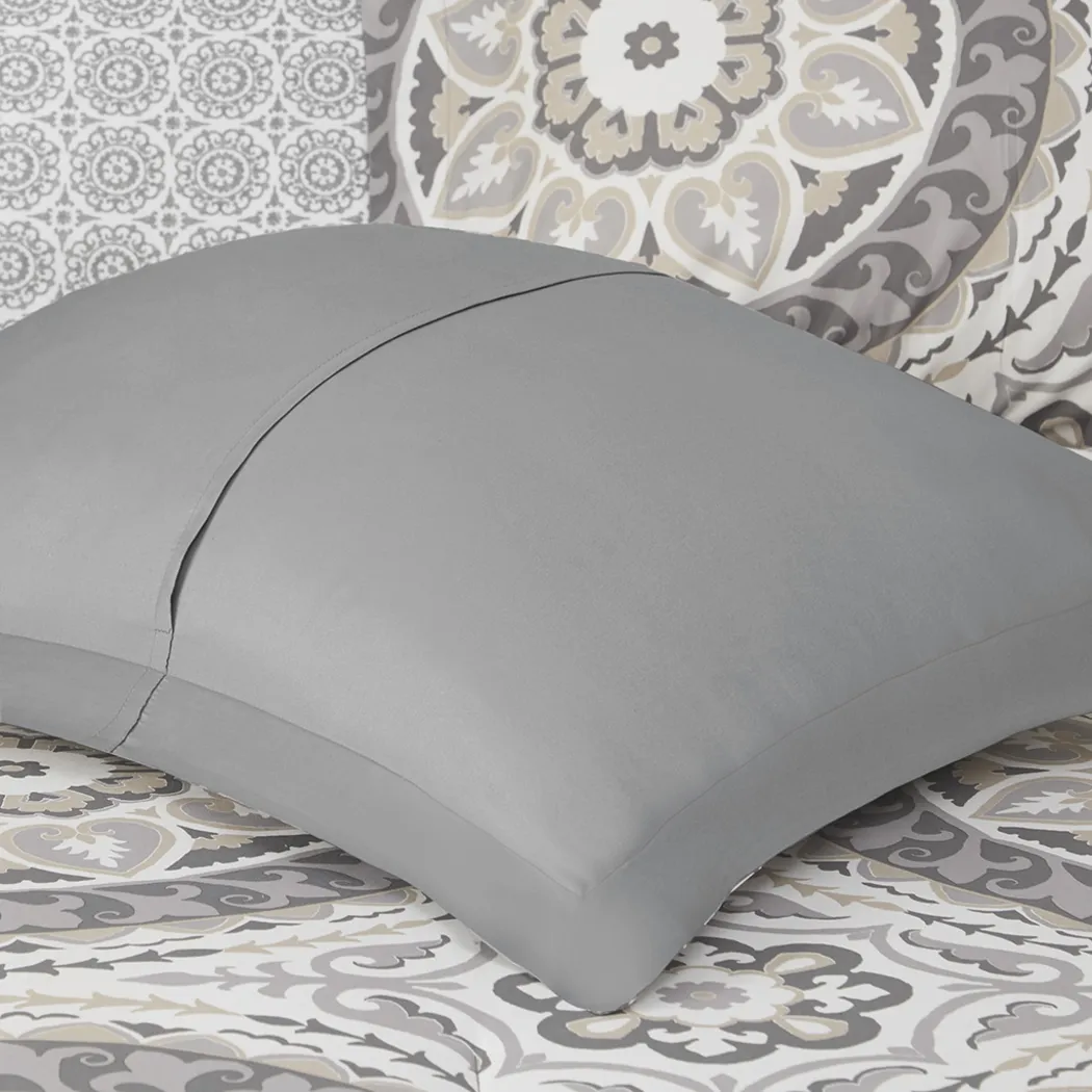 Periston Taupe 9 Pc Queen Comforter Set - Thumbnail - Image 13