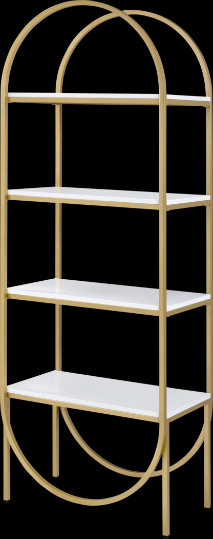 Perletta White Bookcase - Thumbnail - Image 1