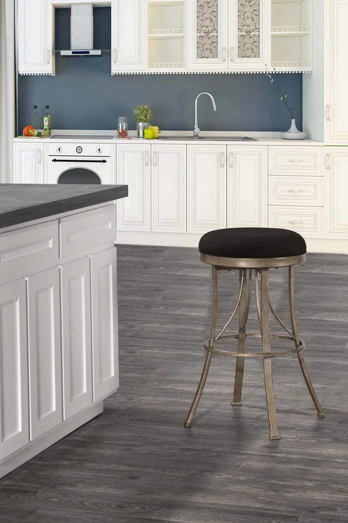 Perrabo Champagne Swivel Barstool - Thumbnail - Image 2