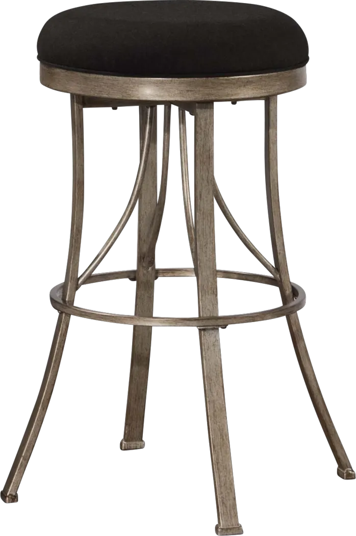 Perrabo Champagne Swivel Barstool - Thumbnail - Image 1