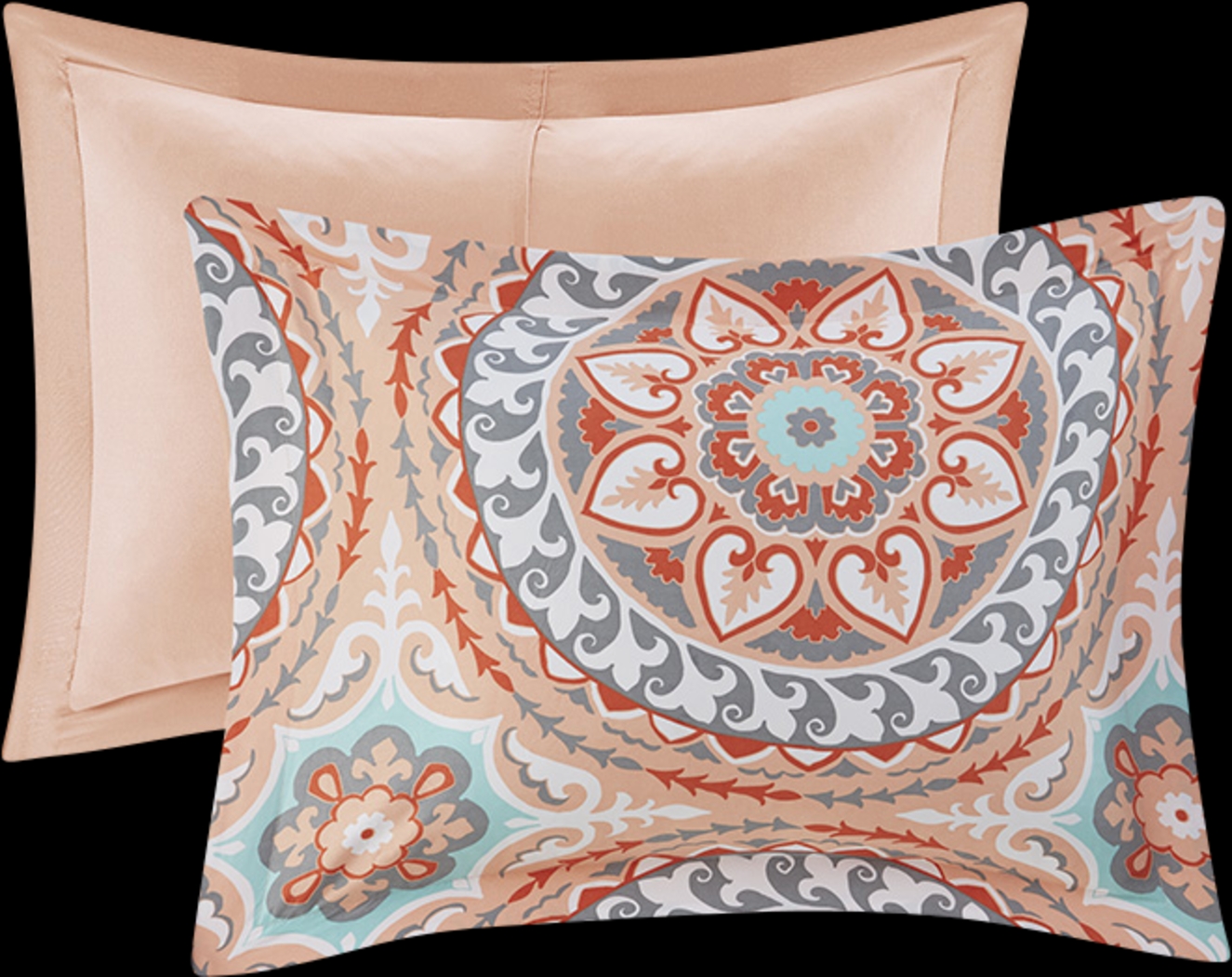 Perrault Coral 9 Pc California King Comforter Set - Thumbnail - Image 4