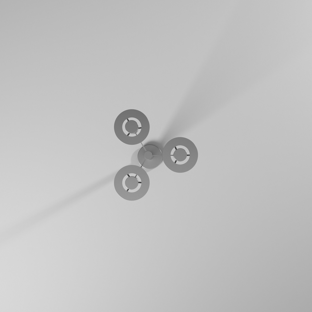 Perrott Bend Silver Outdoor 3 Light Floor Lamp - Thumbnail - Image 8