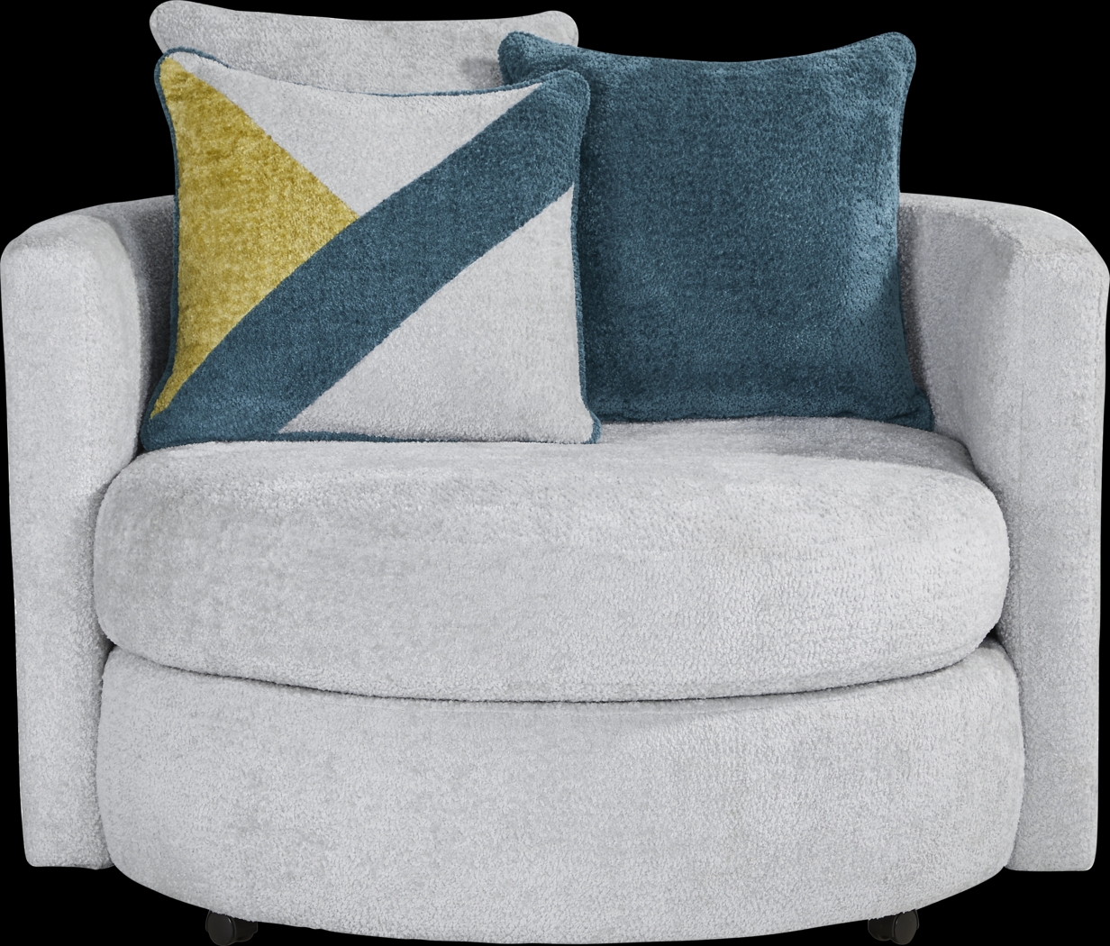 Perry Gray 6 Pc Sectional Living Room - Thumbnail - Image 9