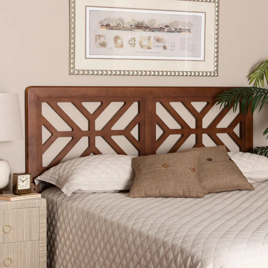 Persea Brown Full Headboard - Thumbnail - Image 2