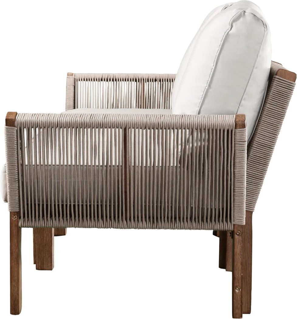 Pershington White Outdoor Sofa - Image 5