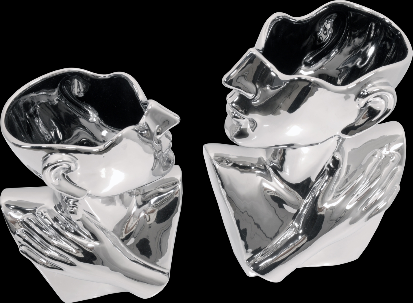 Perwane Silver Vase, Set of 2 - Thumbnail - Image 3