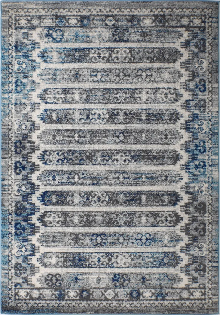 Pesal Gray 5' x 7' Rug - Thumbnail - Image 1
