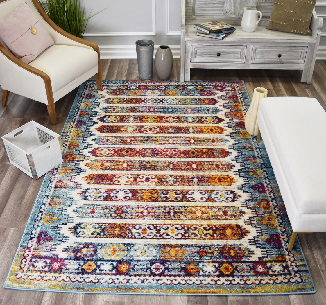 Pesal Red 5' x 7' Rug - Thumbnail - Image 3