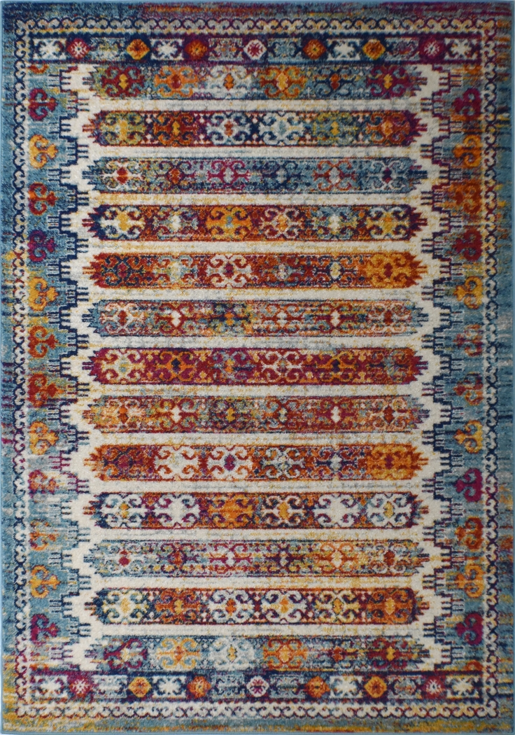 Pesal Red 5' x 7' Rug - Thumbnail - Image 1