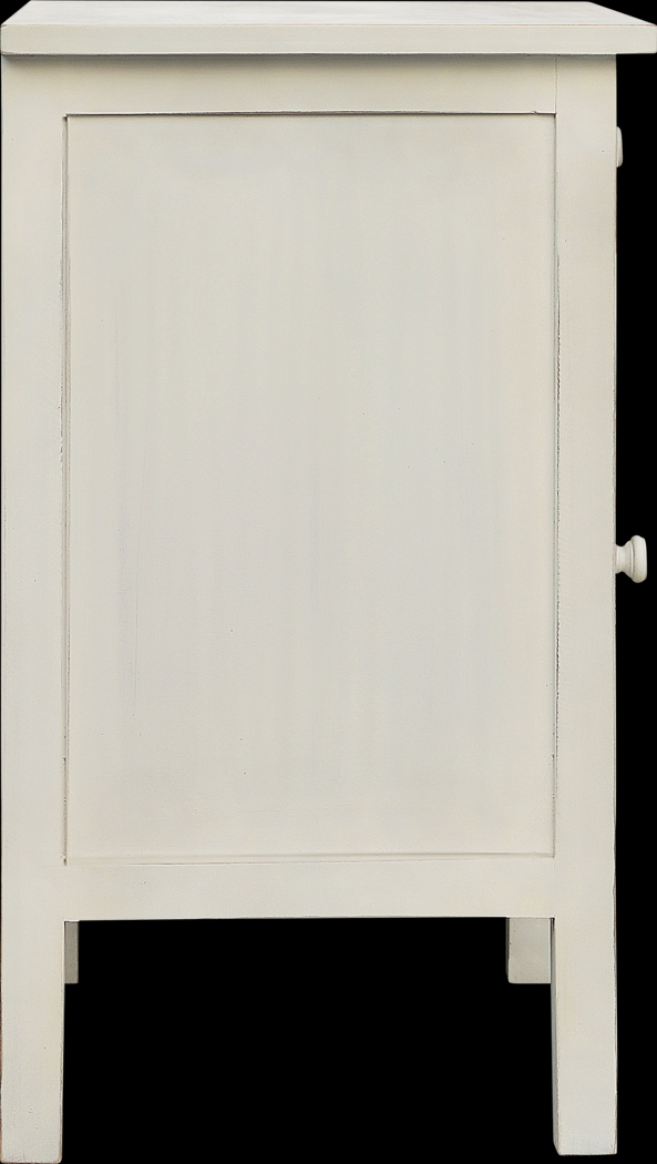 Petaire White End Table - Thumbnail - Image 4