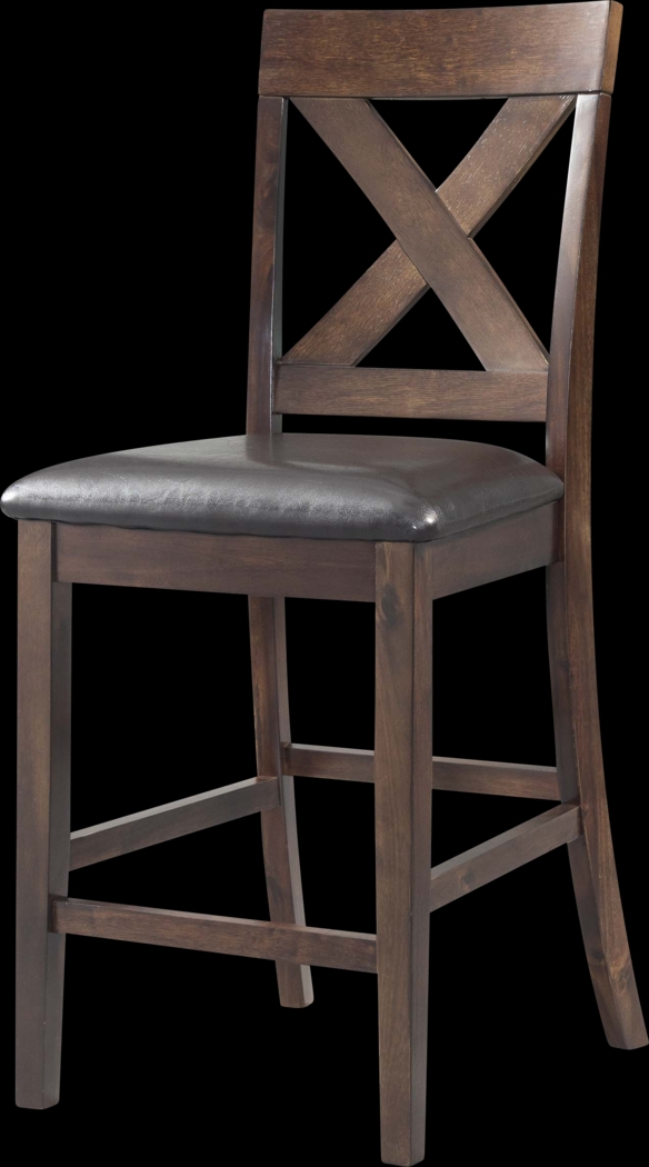 Petalbite Espresso Counter Height Stool, Set of 2 - Thumbnail - Image 8