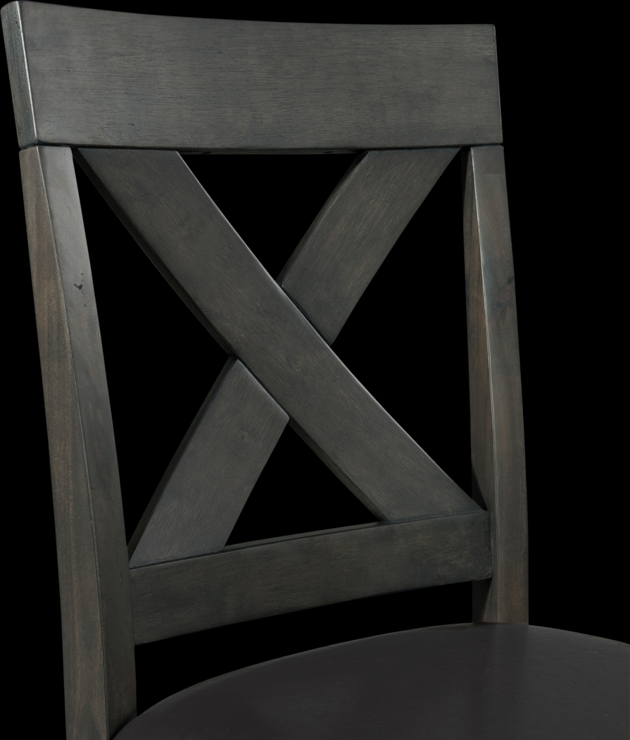 Petalbite Gray Counter Height Stool, Set of 2 - Thumbnail - Image 4