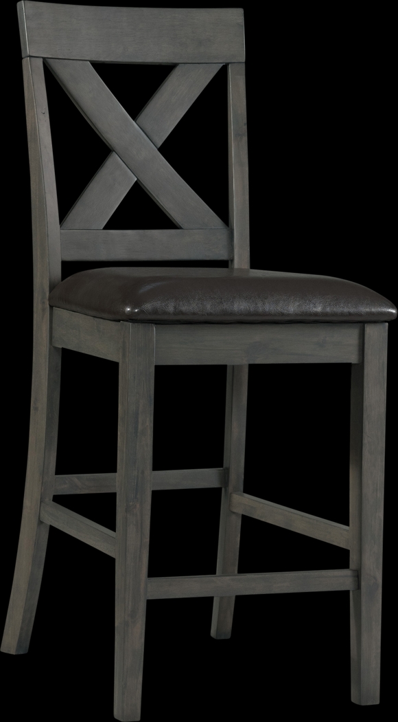 Petalbite Gray Counter Height Stool, Set of 2 - Thumbnail - Image 10