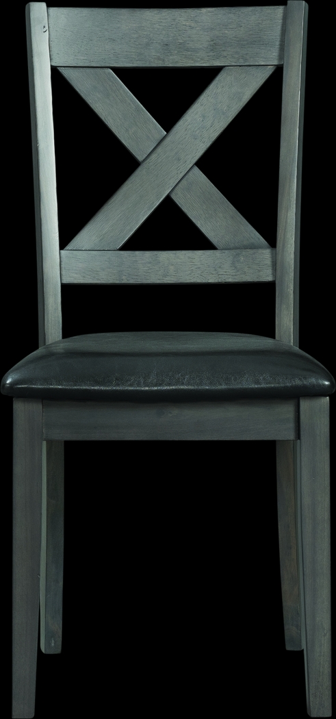 Petalbite Gray Side Chair, Set of 2 - Thumbnail - Image 5